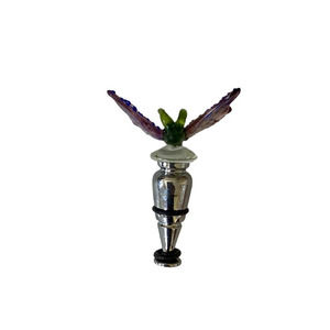 COPY - Vintage Glass Butterfly Ornamental Wine Bottle Stopper